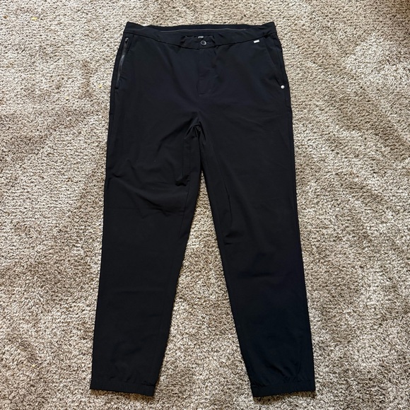 Vuori Fleet Jogger Pants Black V444 Zip Pocket Size XXL - Picture 3 of 11